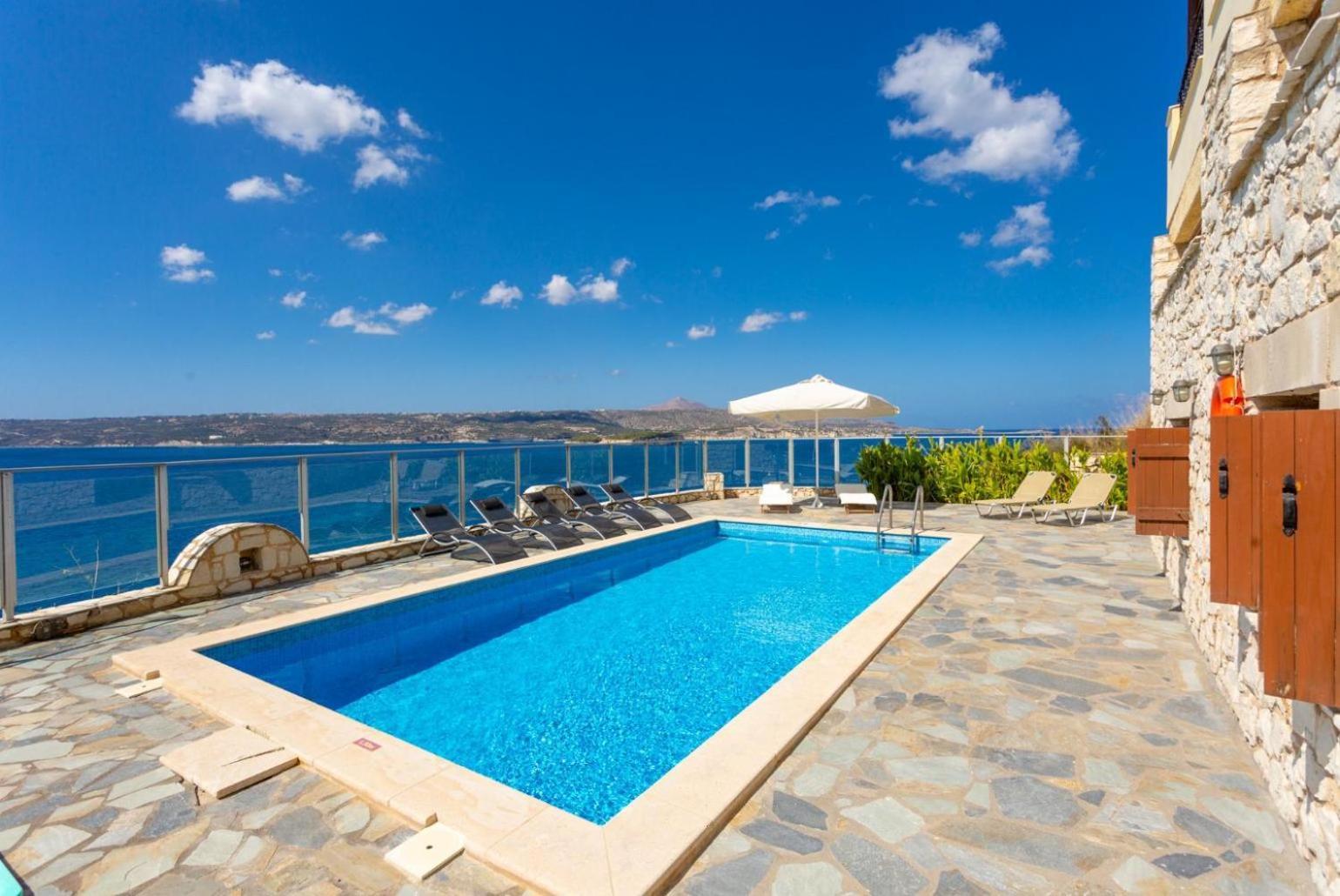 Вилла Souda Bay View Kalami  Экстерьер фото