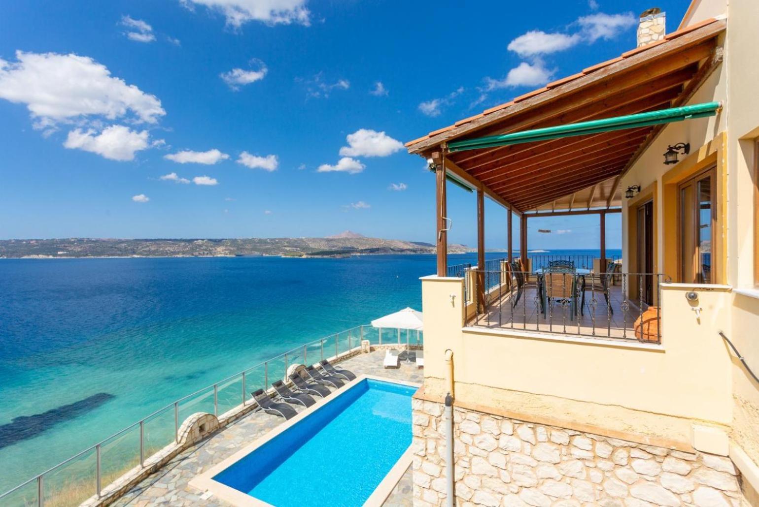 Вилла Souda Bay View Kalami  Экстерьер фото