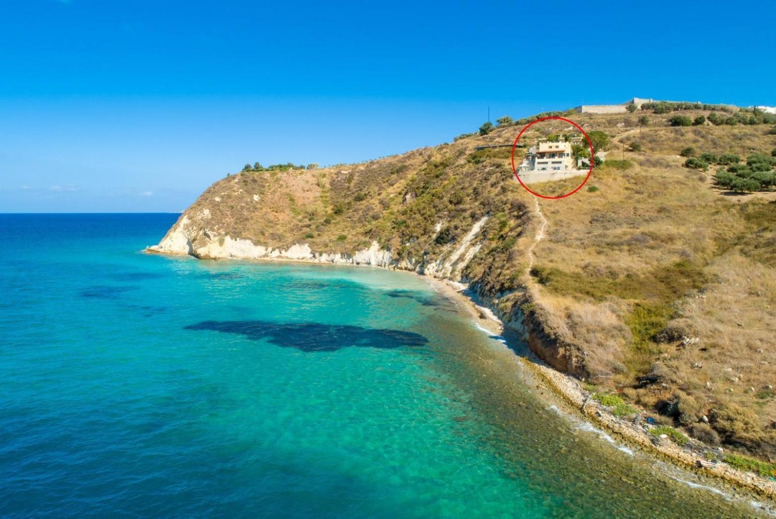 Вилла Souda Bay View Kalami  Экстерьер фото