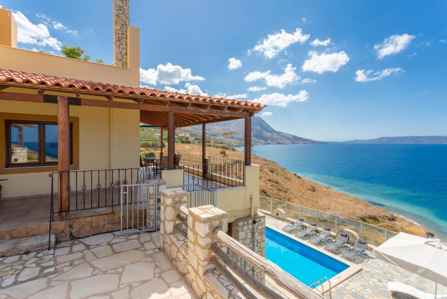 Вилла Souda Bay View Kalami  Экстерьер фото